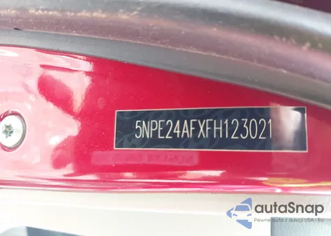 2015 Hyundai Sonata Se z USA, uszkodzony, nr VIN 5NPE24AFXFH123021